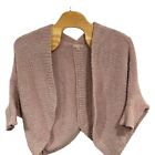 BAREFOOT DREAMS Sweater Womens Size L /XL Pink CozyChic Batwing Cocoon Shrug