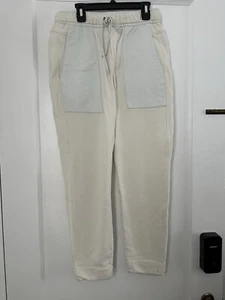 Helmut Lang Jogginghose mit Baumwolle und Lederbesatz Größe P / TP - Bild 1 von 2