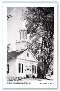 Christ Church Episcopal Hudson Ohio OH 1962 Postal F1 - Imagen 1 de 2