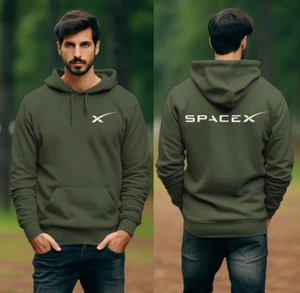 Tesla Motor Elon Musk SpaceX Cyber Truck Space X Gildan Hoodie Hooded Sweatshirt - Picture 1 of 27