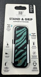 Neuf Clckr RF Richmond & Finch Stand & Grip Dark Palm Phone Grip - Photo 1/2
