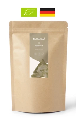 Bio Hanfprotein Pulver 1 Kg, 50% pflanzliches Eiweiß, Herkunft: Deutschland - Bild 1 von 4