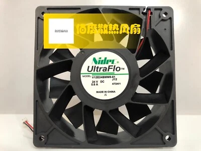 Nidec V12E24BMM9-51 12CM 12038 24v 0.60A Cooling Fan - Image 1 of 3