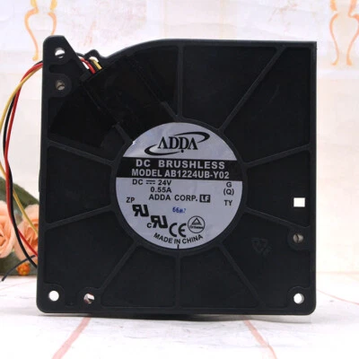 1 pcs ADDA 12032 24V 0.55A AB1224UB-Y02 12CM tram car seat cooling fan. - Image 1 of 4