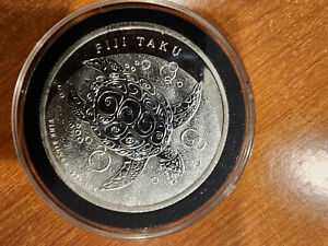 2011 Fiji Silver Taku Turtle Two Dollars Proof (BN-17)