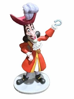 Disney "Captain Hook" From Peter Pan Movie 4.5 Inch Tall PVC Figurine Toy Only - Image 1 of 4
