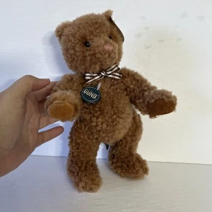 VTG Gund Jointed Poseable 9" Plush Bear Gundy w/ Tags Label Mistakes? 1986 or 87 - Picture 1 of 12