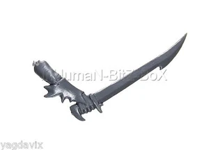 ENGU08 BRAS EPEE GUERRIER ELFE NOIR WARHAMMER BITZ DARK ELF WARRIOR - Imagen 1 de 1