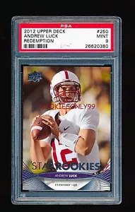 PSA 9 ANDREW LUCK 2012 UPPER DECK REDEMPTION RC ROOKIE CARD MINT COLTS CARDINAL - Picture 1 of 1