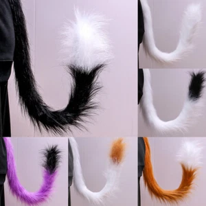 Animal Peludo Cola de Gato Adulto Lolita Elegante Vestido Cosplay Fiesta Disfraz Decoración - Imagen 1 de 26