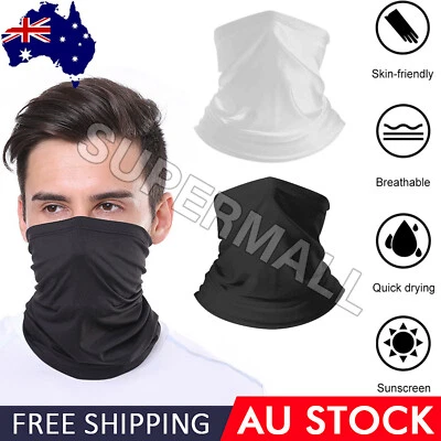2pcs Bandana Face Mask Neck Tube Cycling  Cycling Outdoor Head Cover Scarf OZ - image 1 of 4
