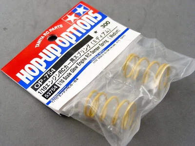 Vintage 2004 Tamiya TG10 MK TG10R TGR Medium Yellow Damper Shock Springs NEW NIP - Image 1 of 3