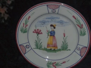 Deruta Pottery Italy Hand Painted Plate 9 1/2" Diameter EC - Picture 1 of 4