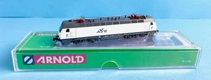 ARNOLD HN2555D 'N' GAUGE RENFE CLASS 252 ELECTRIC LOCO 'AVE' PERIOD V DCC SOUND - Picture 1 of 5