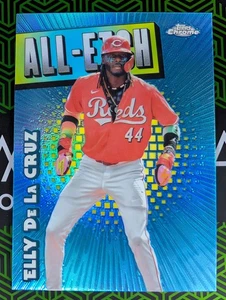 Elly De La Cruz 2025 Topps Chrome All-Etch Insert CAE-4 Cincinnati Reds - Picture 1 of 2
