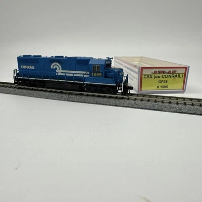 Atlas N Scale GP38 Diesel Loco #1995 CSX (ex-Conrail) W/DCC Charles V. Hopkins - Image 1 of 4