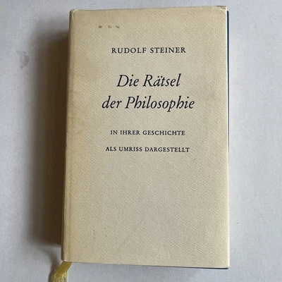 Die Ratsel der Philosophie Rudolf Steiner Anthroposophy  - Image 1 of 4