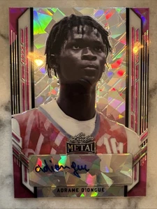 2021-22 Leaf Draft  Prospect Autograph 13/15  Adrame Diongue #PA-AD1 Pink 2022 - Picture 1 of 9