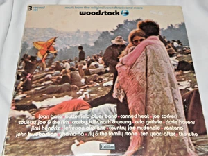 Woodstock Original Soundtrack 3-LP Cotillion SD 3-500  1970 Atlantic VG+ / NM - Foto 1 di 3