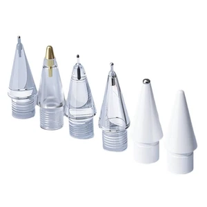 Replacement Pencil Tips 6 Pcs Thin Soft Nibs for  Pro Pencil 1/2 Pro Stylus2308 - Afbeelding 1 van 9