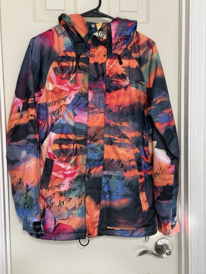 Volcom Nimbus Iconic Women’S Vibrant Multicolor Women's Full Zip Jacket XS - Image 1 of 4