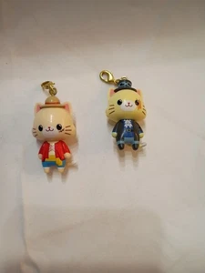 One Piece withCAT Mascot Charm Set Luffy Sabo Anime Collectible - Picture 1 of 3