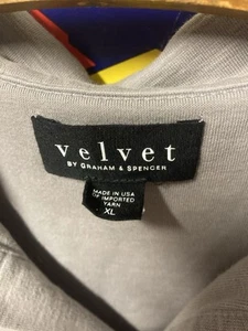 VELVET Grey polo  XL - Picture 1 of 4
