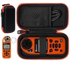 GETGEAR Weather Meter Case for Kestrel Black with orange zippper