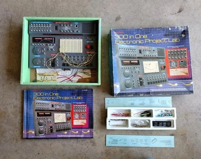 Radio Shack 300 in One Electronic Project Lab 28-270 w/Parts & Manual Nice *Read - Image 1 of 4