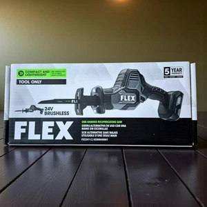 NUOVO FLEX 24 volt velocità variabile brushless senza fili seghetto alternativo strumento nudo - Foto 1 di 11