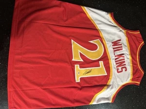 Dominique Wilkins Signed Atlanta Hawks Custom Jersey (PSA) - Picture 1 of 4