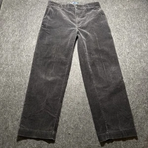 Vtg Y2K Polo Ralph Lauren Corduroy Pants Men Sz 34x30 Capsule Cords Chino Black - Picture 1 of 16