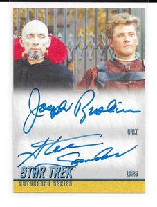 Rittenhouse Star Trek TOS 2010 serie de autógrafos Ruskin Sandor doble automático Da34 - Imagen 1 de 1