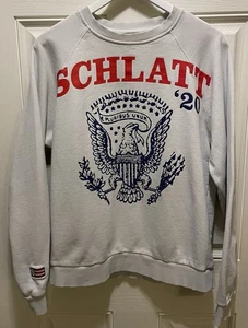 Schlatt 2020 Original Crewneck Sweatshirt With Flag Size Medium Official Rare - Picture 1 of 5