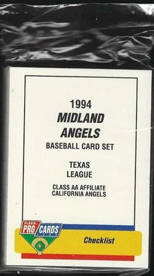 1994 ProCards Midland Angels Factory Sealed Team Set - Image 1 of 2