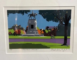"Monument Avenue" ARTIST'S PROOF - Joseph Craig Englisch - signiert '92 gerahmt - Bild 1 von 6