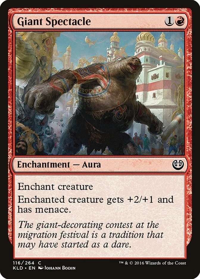 LP Magic the Gathering (mtg): KLD: Giant Spectacle - Image 1 of 1
