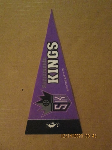NBA Sacramento Kings Circa 2000's Team Logo Basketball Mini Pennant Cover