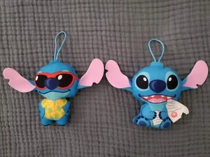 Lilo and Stitch Mini Hanging Toy Plushes (4) COOL / MISCHIEF / UKULELE / SURFER - Picture 1 of 8