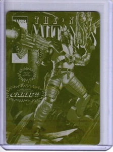 2016 Marvel Masterpieces Plate #71 WHAT IF CABLE (Yellow) VHTF💕💕💕💕1/1 - Picture 1 of 2