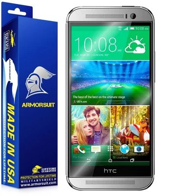 [2 Pack] ArmorSuit MilitaryShield HTC One M9 Case Friendly HD Screen Protector - Image 1 of 4