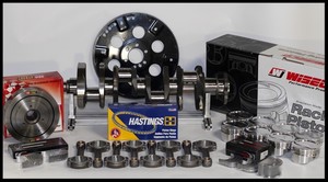 350 355 ASSEMBLY SCAT CRANK 5.7" RODS WISECO -10cc Dh STD PISTONS 1PC RMS-350   