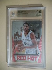 ANTHONY DAVIS 2013-14 Panini Select Red Hot BGS GEM MINT 9.5 Pelicans, Lakers