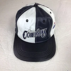 De Colección Equipo Moderno NFL Dallas Cowboys Gorra a presión Sombrero de cuero genuino Hecho en EE. UU. - Imagen 1 de 10