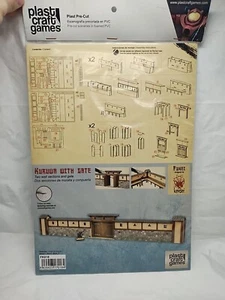 Fukei Kensei RPG Kuruwa mit Tor + zwei Wandabschnitte Miniatur Gelände Zubehör - Bild 1 von 11