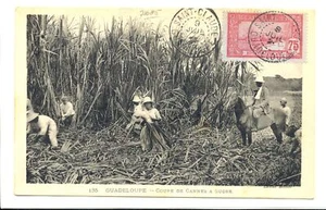 GUADELOUPE 1928 PPC -SUCRE -TO HOLLAND F/VF @35 - Picture 1 of 2