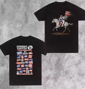 Beyonce Cowboy Carter Album Music Black T-Shirt Unisex For Fans S-5XL - Picture 1 of 6