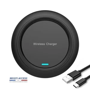 Chargeur sans Fil Charge Rapide 15W Induction pour iPhone Samsung Xiaomi Google - Photo 1/5