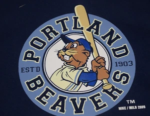 Vintage Nike Sweatshirt Portland Beavers Gr. M 00s Retro Pullover Hoodie c.2009 - Bild 1 von 11