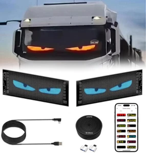 2x ATOTO 13.7x4" Scrolling LED Sign Panel AI Voice Control for Shop Bar Car IP66 - Picture 1 of 7